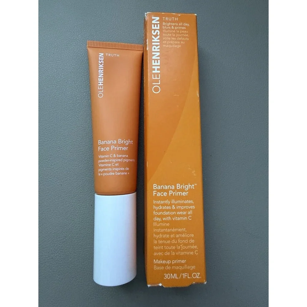 OLEHENRIKSEN Truth Banana Bright Face Primer Brightening Hydrating Vit C 1oz